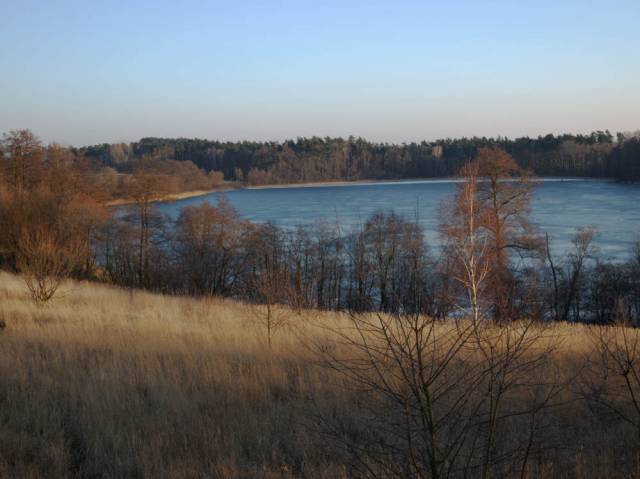 Widok jezioro Czyste