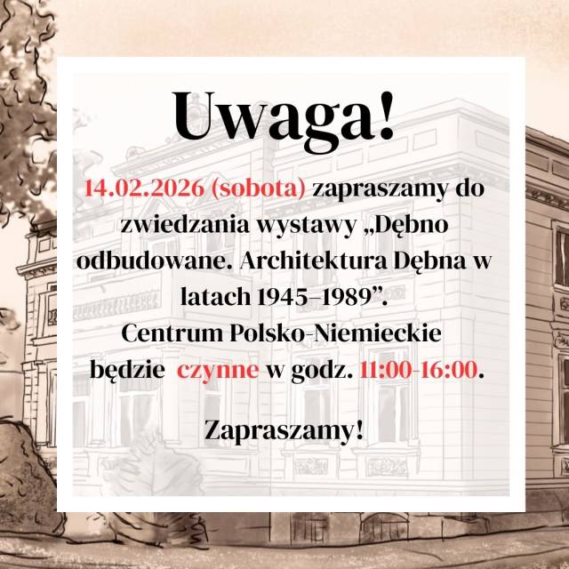 Zapraszamy w sobotę!