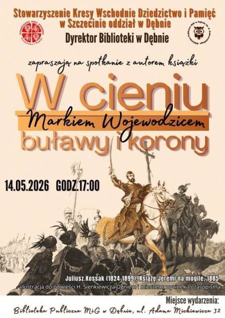 Spotkanie autorskie z Markiem Wojewodzicem w Dębnie