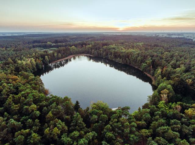 Der See Duszatyń 